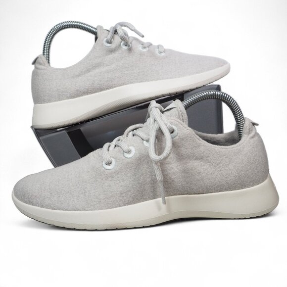 Allbirds Wool Running WR Merino Wool Sneakers "Light Grey" Women's 9 - Picture 1 of 11